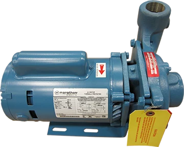 Close coupled centrifugal pumps