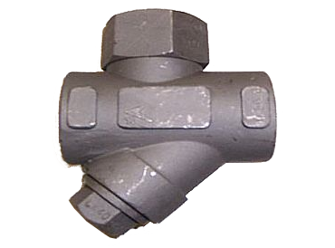 Thermodynamic disc traps with strainer